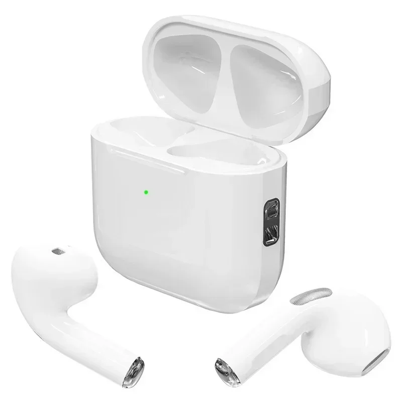 Wireless Earphones Bluetooth Headphones Noise Cancell Stereo Music Earbuds Touch Control Earbud With Microphone Pro 4 lanyard 3