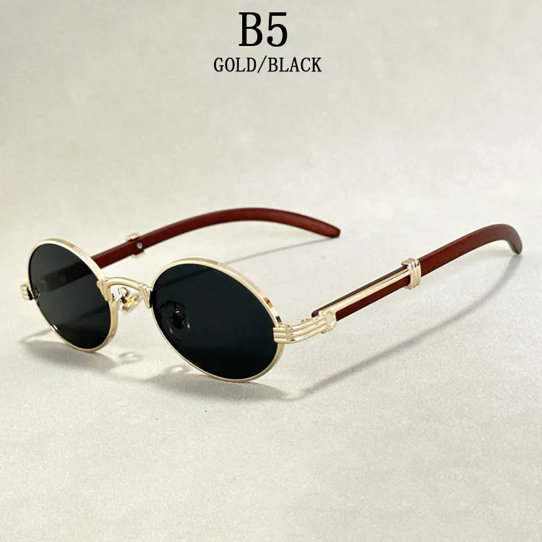 Mode ovale Sonnenbrille Frauen trend ige 2024 Vintage Sonnenbrille für Männer Retro Brille Lünette Soleil Femme Drops hipping Zonnebril – Detail 5