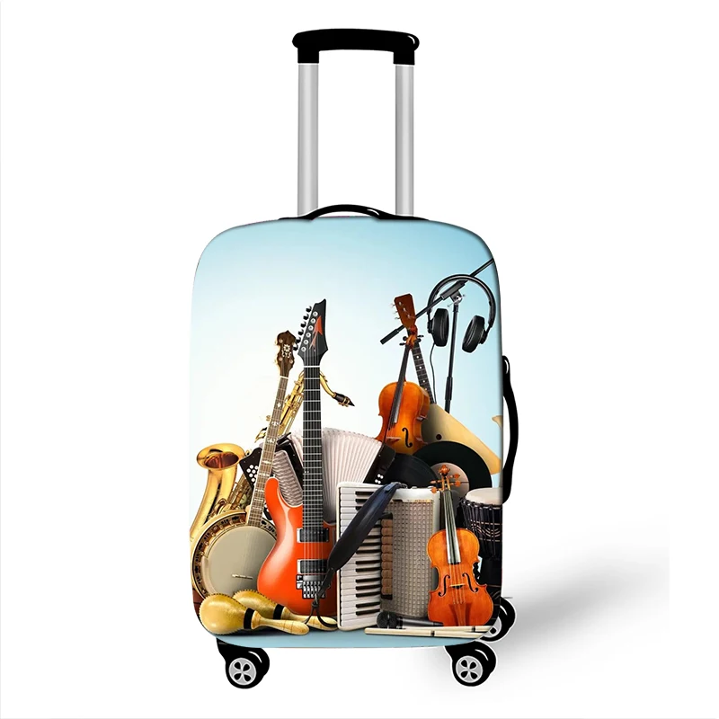 Tanie Gitara elektryczna składany akordeon drukuj pokrowiec na walizkę 18-32 Cal moda podróżna sklep