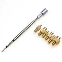 Heat Insert Nut Iron Tip Trimming kit C210/TS21/HS-02B Internal Thread Soldering Iron Tip 3D Print Modify Finishing Tool Brass - Image 4