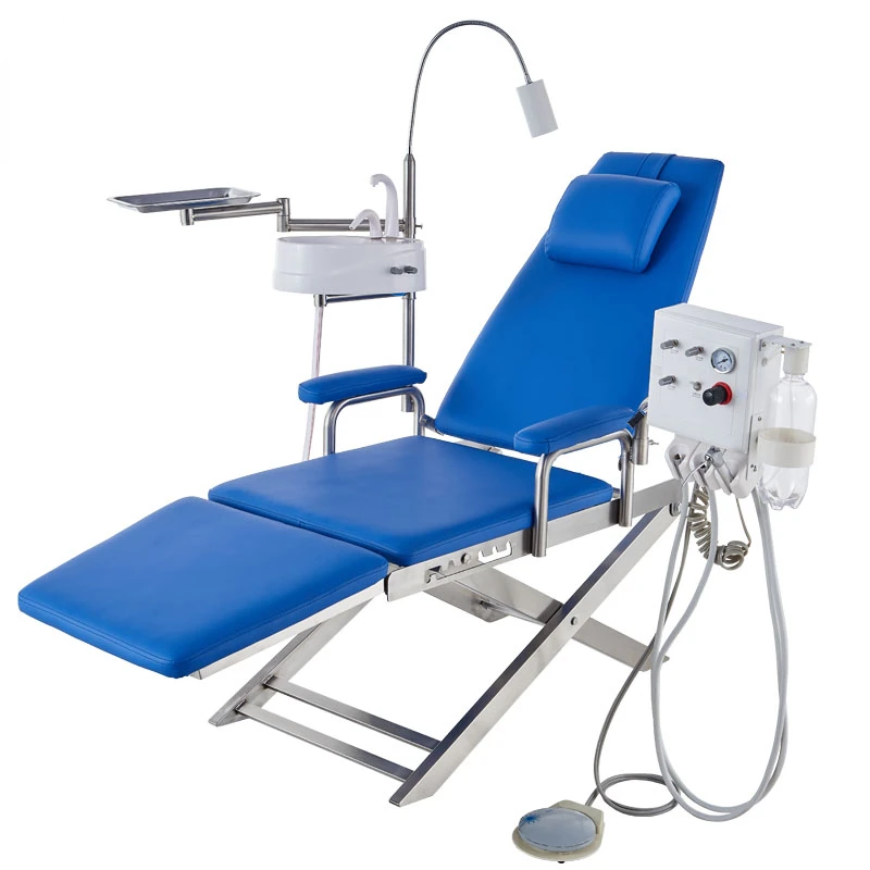New Foldable Portable Spa Clinic Office Use Foldable Dental Chair Spare Teeth Whitening Portable Dental Chair