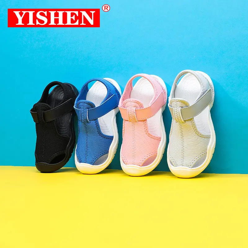 

YISHEN Kids Sandals Children Shoes Summer Clogs Unicorn Dinosaur Beach Sandals Boys Girls Garden Shoe Non Slip Toddler Slippers