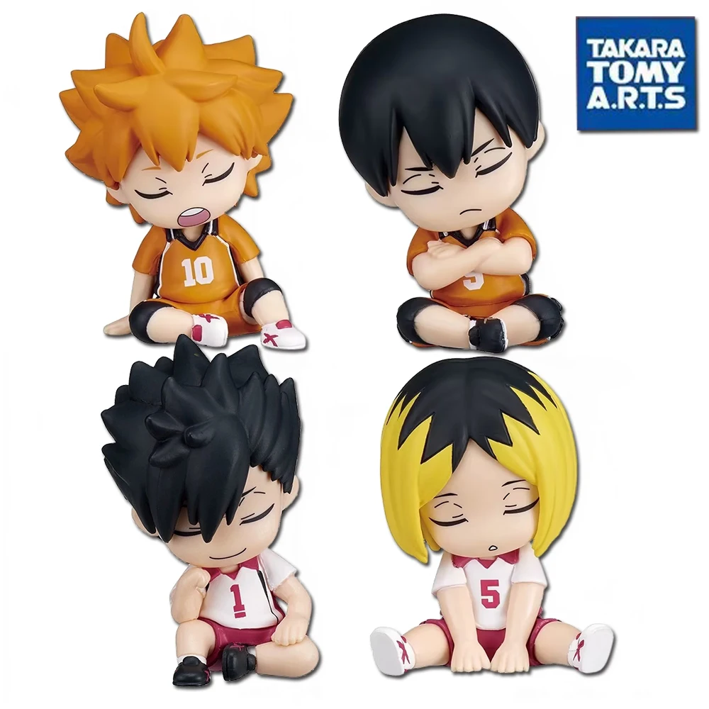 4 Stück Anime-Vertriebsfiguren Bokuto Kotaro Akaashi Keiji Oikawa Tooru Iwaizumi Hajime Acchion Figuren Q Version PVC-Modell und ys 5 cm