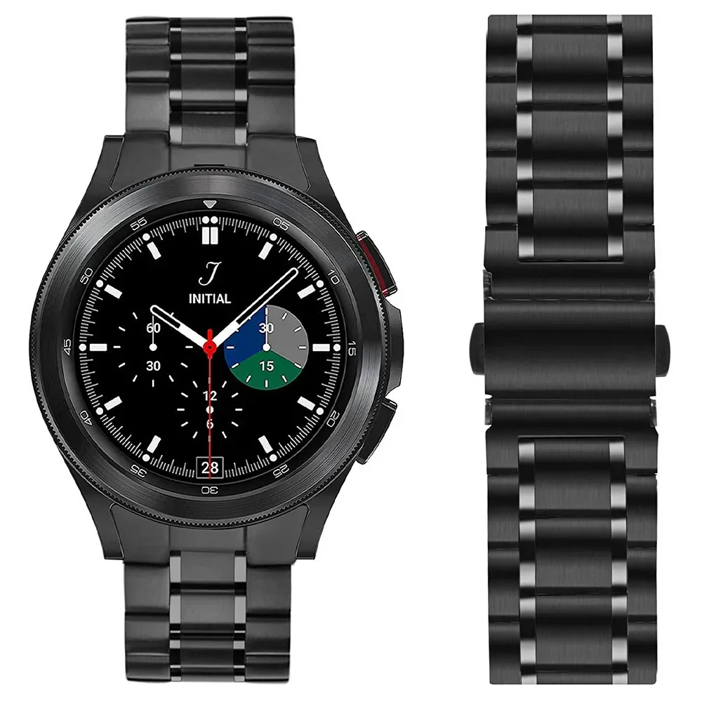 

Ремешок из нержавеющей стали для Samsung Galaxy Watch 6 Classic, быстросъемный браслет для часов 5Pro, 45 мм, 43 мм, 47 мм, 40 мм, 44 мм