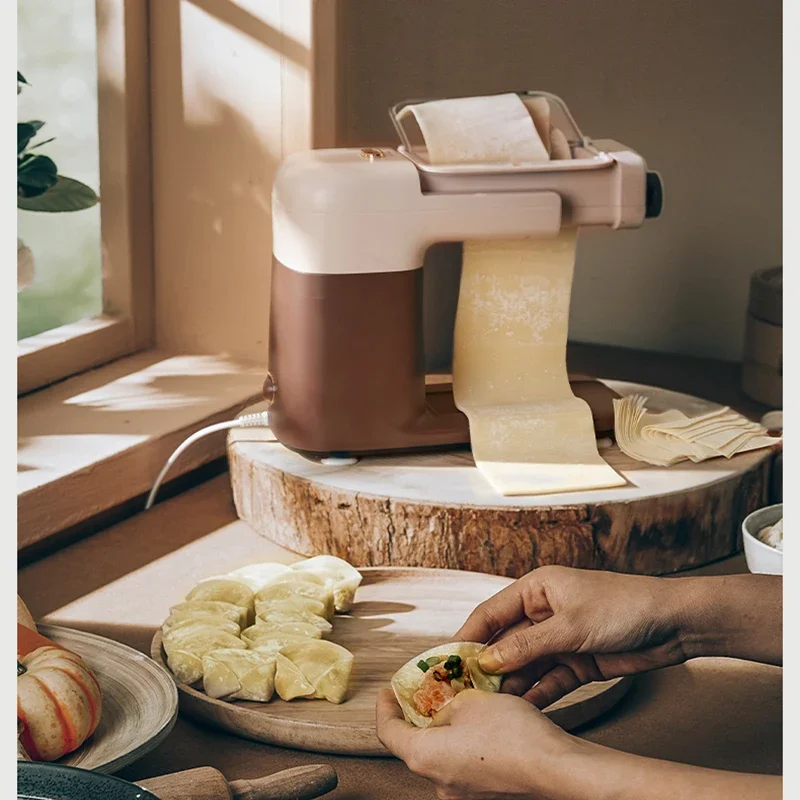 YMJ-A01R1 Noodle Machine Household Automatic Small Electric Noodle Pressing Machine Multifunctional Wonton Dumpling Skin Rolling