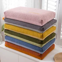New Cotton Waffle Buckwheat Pillow Cervical Pillow 1