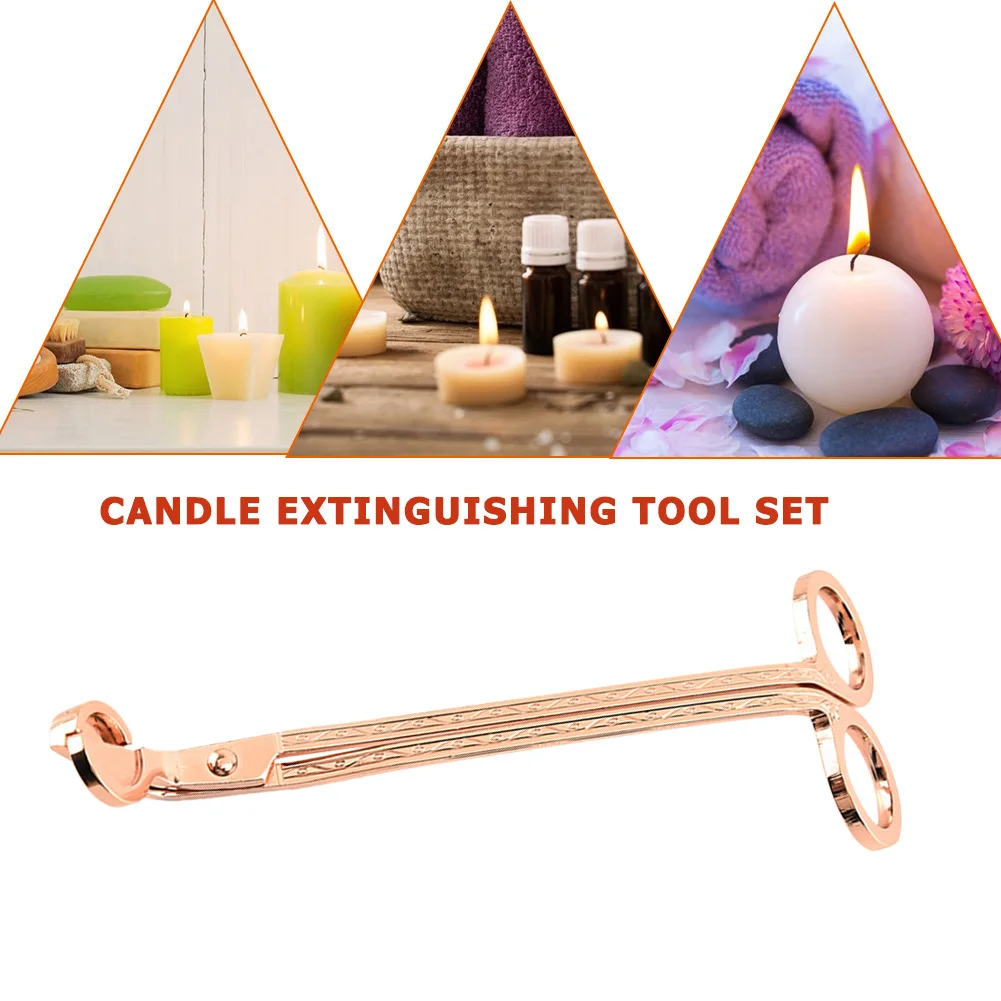 Candle Wick Trimmer Oil Lamp Trim Scissor Cutter Snuffer Tool Hook Clipper