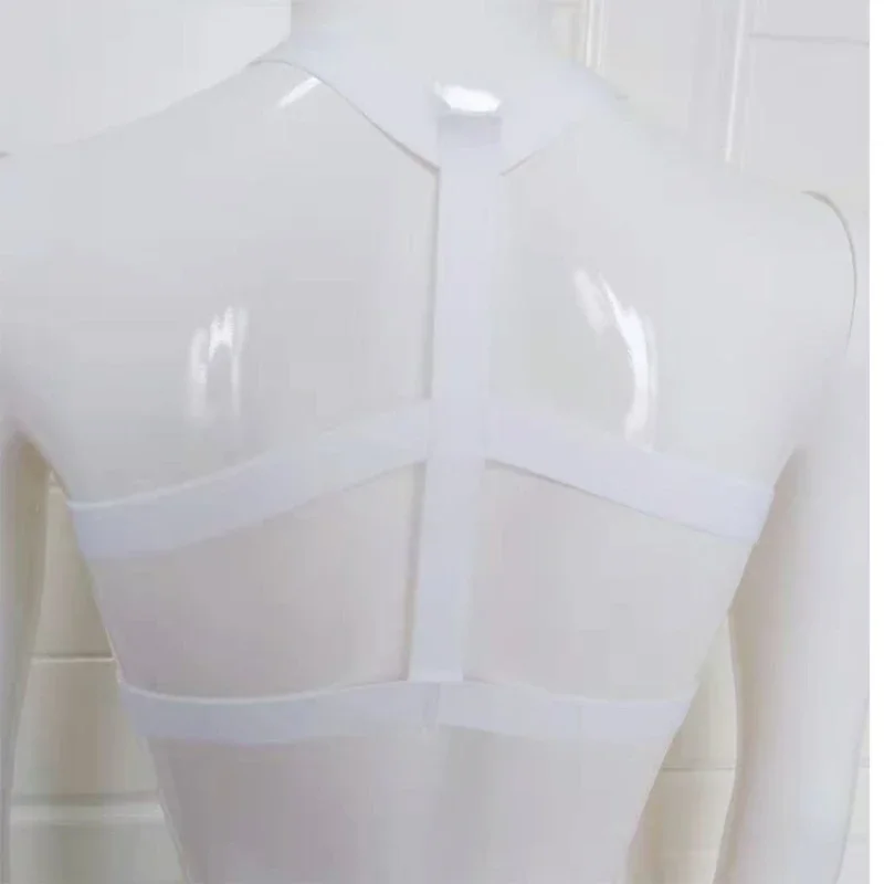 Men Chest Harness Belt Elastic Shoulder Body Strap Raves Cosplay Costume Halter Belt Muscles Protector for Men Gifts