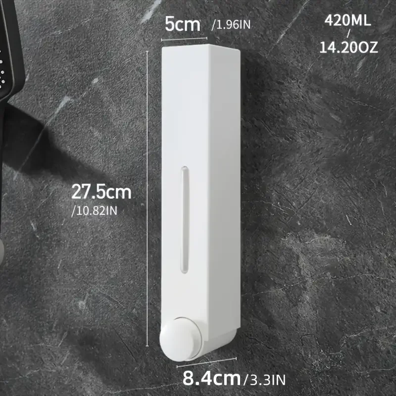 Soap Dispenser Bottle Press-free Punching Wall-mounted Hanging Wall Hand Sanitizer Hotel Guesthouse Shampoo Shower Gel Box