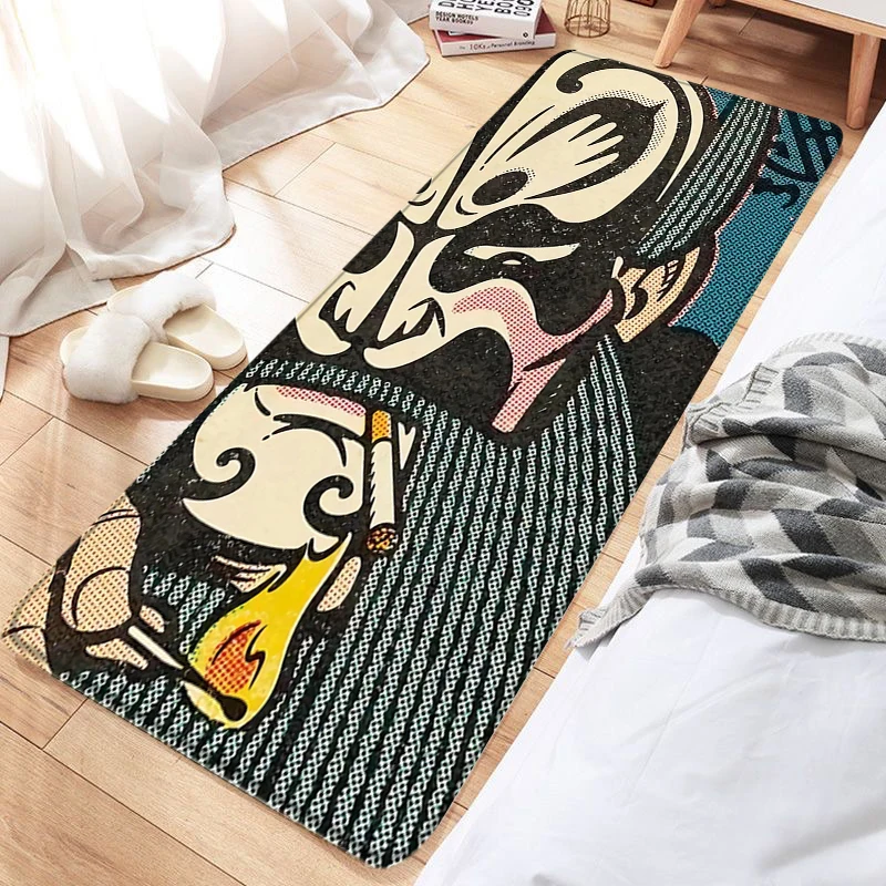 

Funny Carpet Peking Opera Living Room Floor Mat Doormats Pet Rug Bathroom Mat Kitchen Hallway Foot Rugs Home Decor Birthday Gift