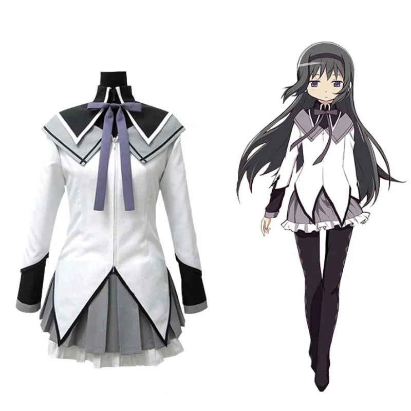 

Магическая девушка из аниме Akemi Homura, Магическая девушка Puella Magi Madoka Magica Homura Akemi, костюм для косплея, боевая униформа для комикса Mahou Shoujo