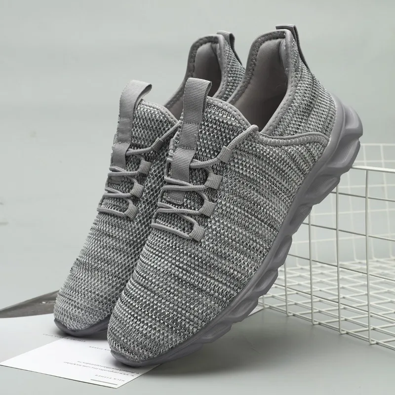 

Damyuan Men Running Shoes Non-slip Light Sneaker White Outdoor Breathable Sport Sneakers Walking Casual Athletic Tennis Shoes