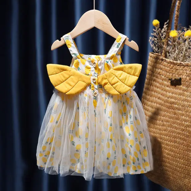

2023 New Summer Cute Girls Princess Dress Kids Sleeveless Dresses Children Birthday Party Vestido Kids Easter Tutu Costume #6283