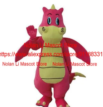 

High Quality Hippopotamus Purple Dragon Mascot Costume Cartoon Set Role-Playing Rhinoceros Adult Size Activity Gift 1163