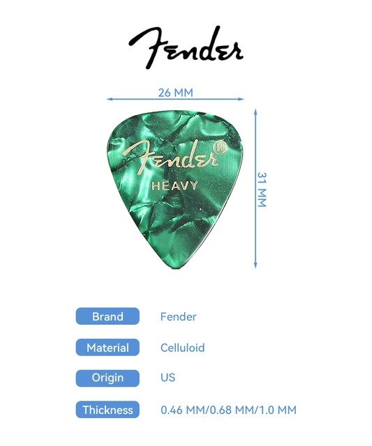 Le Migliori Offerte Plettri Fender Medium Online - Fino A 71% Di - Foto 10