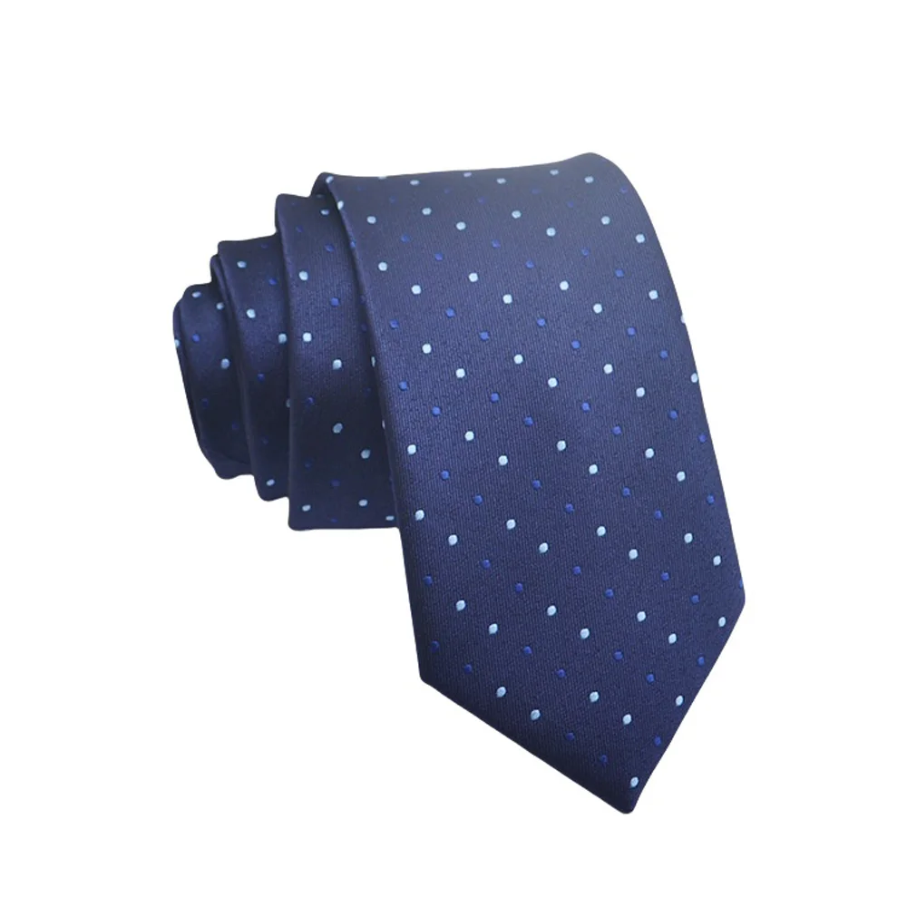 Mens Jacquard Tie - Floral Dot Necktie for Weddings  Daily Wear
