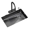Nano 304 Stainless Steel Handmade Sink Vegetable Washing Basin Large Single Slot kitchen Sink Under The Counter Basin 5