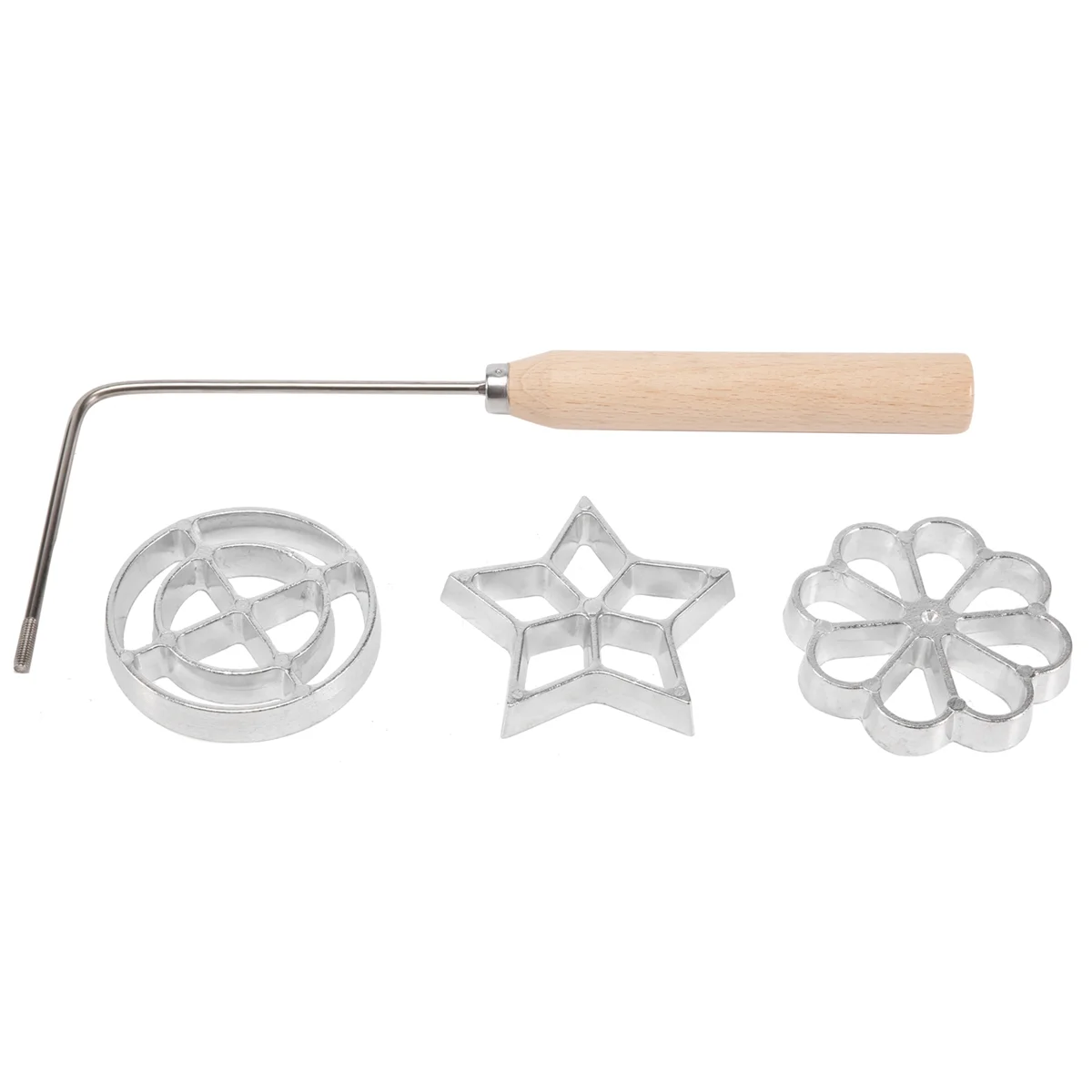 

Mould with Handle Flower Tool Cast Mould Set for Kitchen Baking