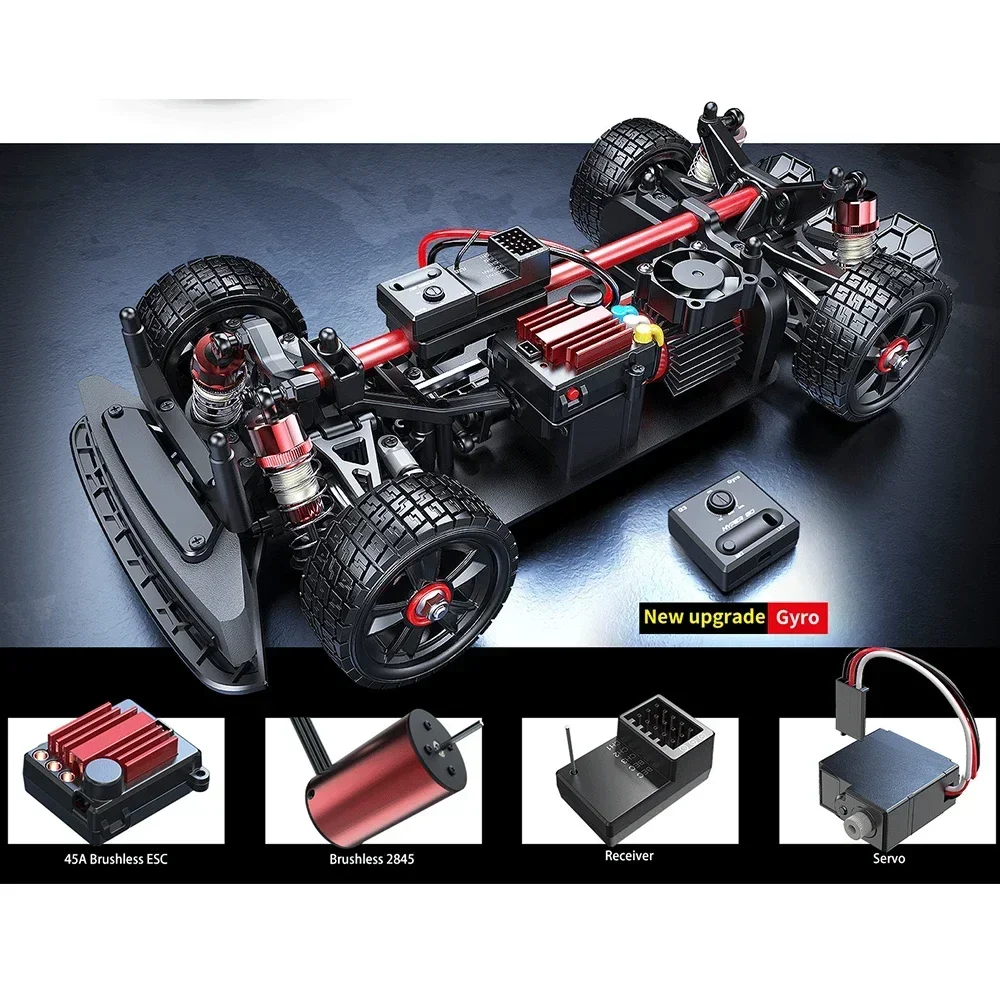 Racing  14304 14301 14302 14303 Toy Hyper Control High Off-road Car 1/14 Truck Go Speed Brushless Hobby Electric Remote 4