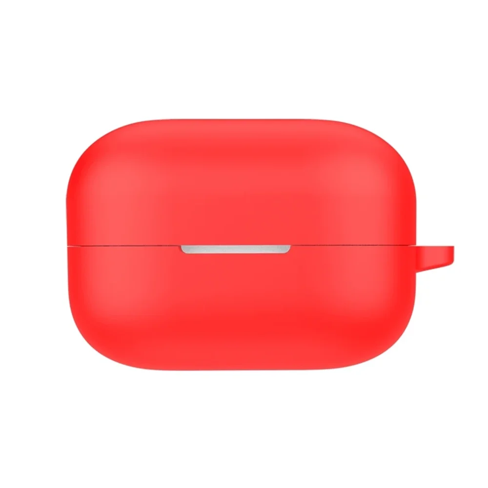 Solid Color Silicone Case for Earphone Protection - Soft, Shockproof Cover for LinkBuds Clip