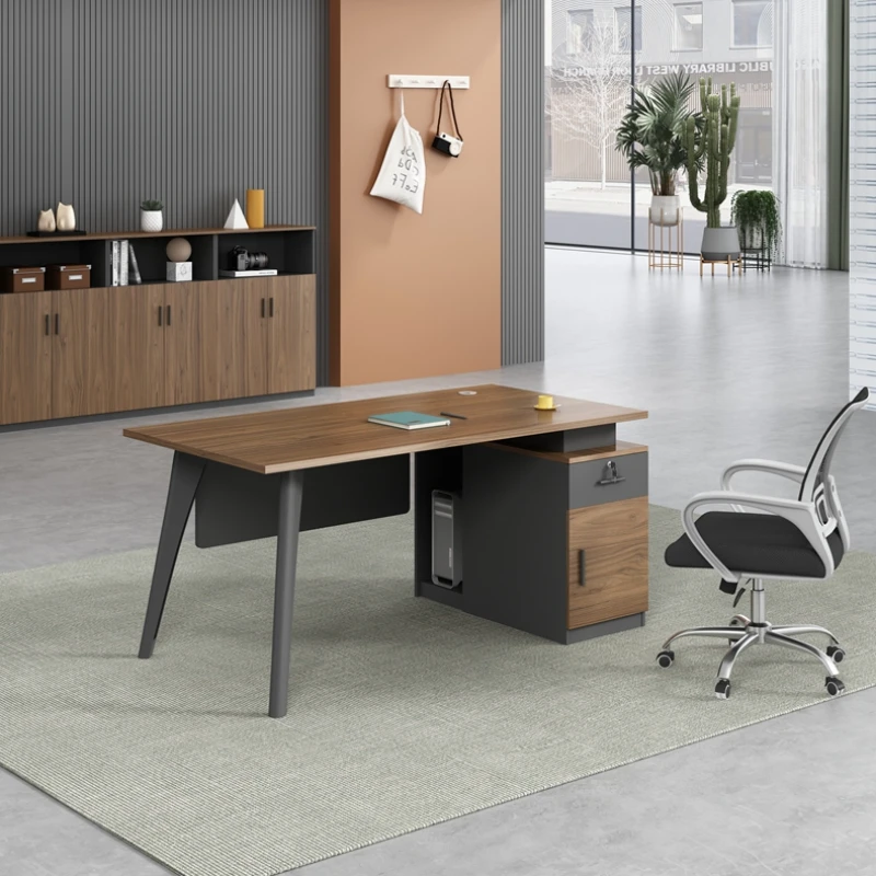 Reception Luxury Office Desk Wooden Executive Conference Modern Office Desk Study Workstation Meuble Bureau Furniture SR50OD