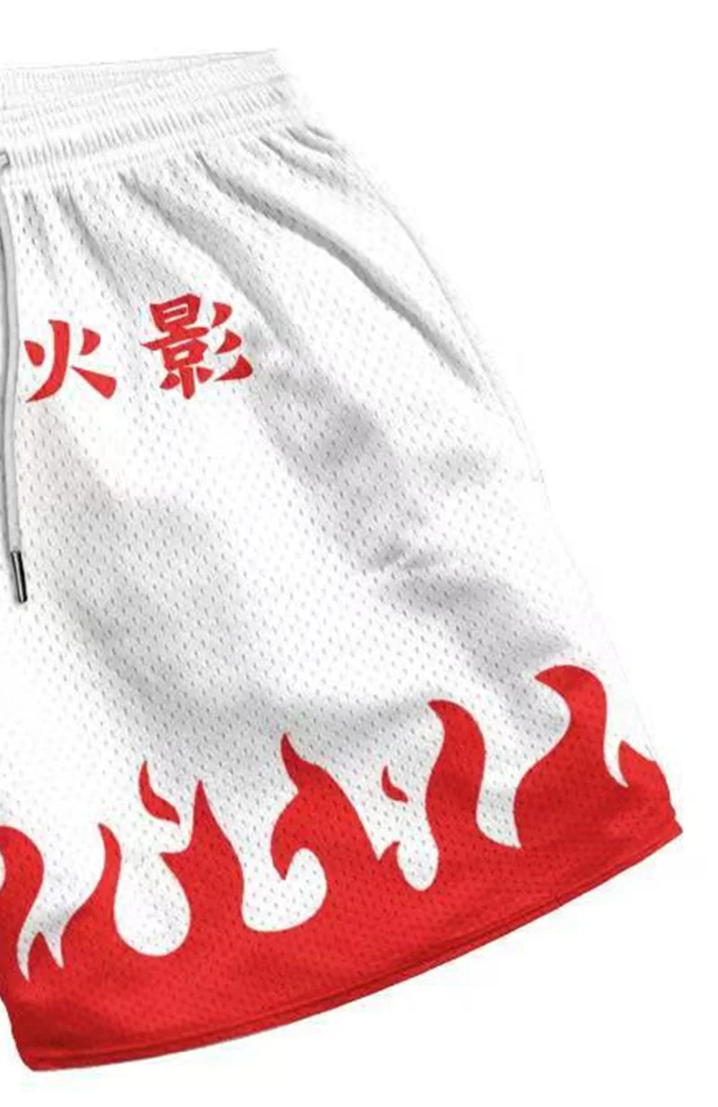 2024 new summer shorts 3D printed fitness fashion sports casual quarter pants breathable quick dry mesh shorts