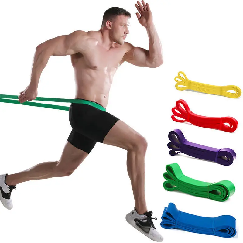 

Resistance Band Exercise Elastic Band Workout Ruber Loop Strength Pilates Fitness Equipment Training Expander Unisex