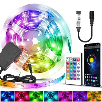 65.6ft/20m DC LED party decoration, with RGB LED strip lights in the ...