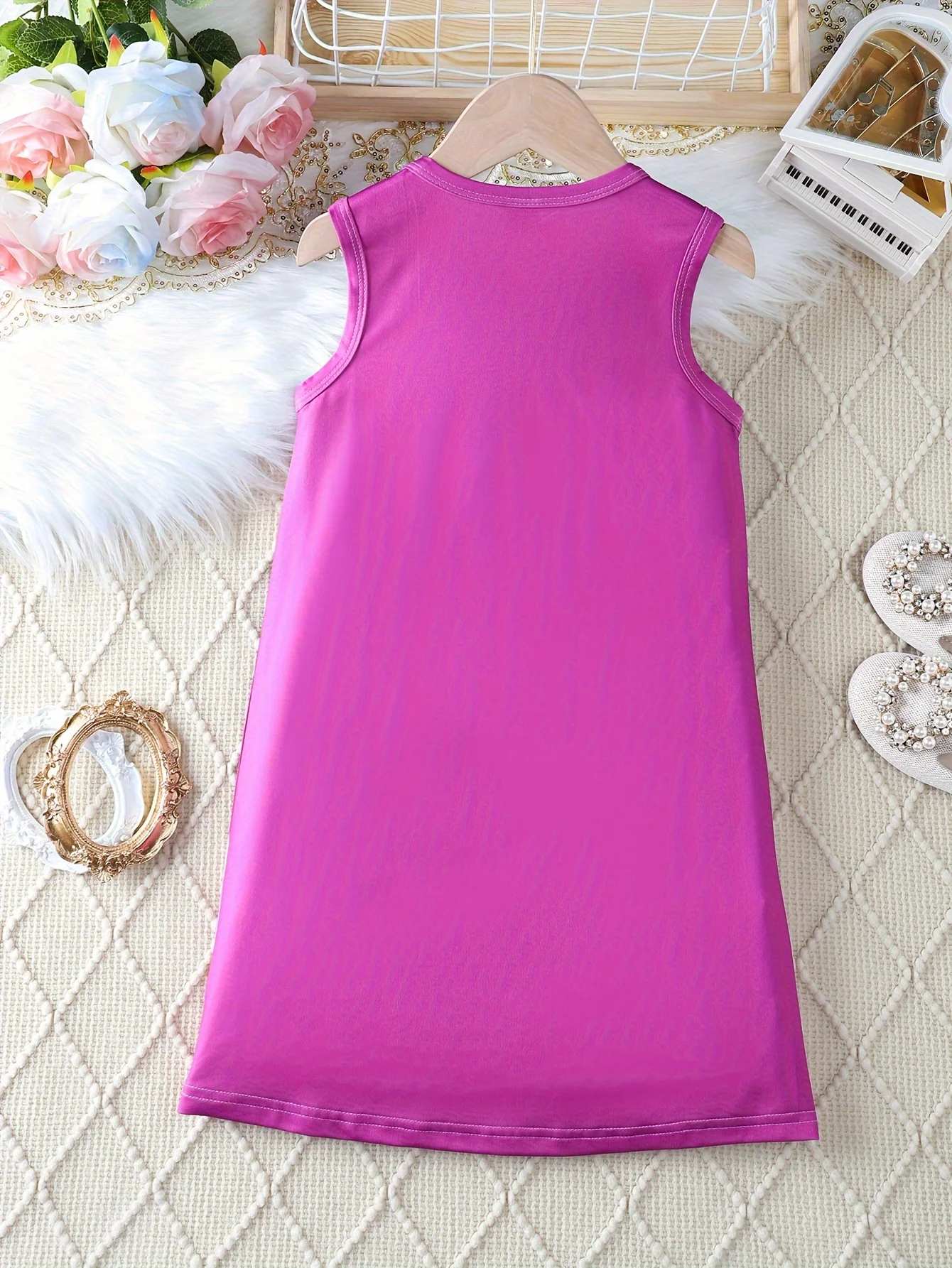 여아용 민소매 잠옷, 아름답고 귀여운 3D 크라운 고양이 패턴 프린트, 아늑한 라운지웨어, 용수철 및 여름 시즌