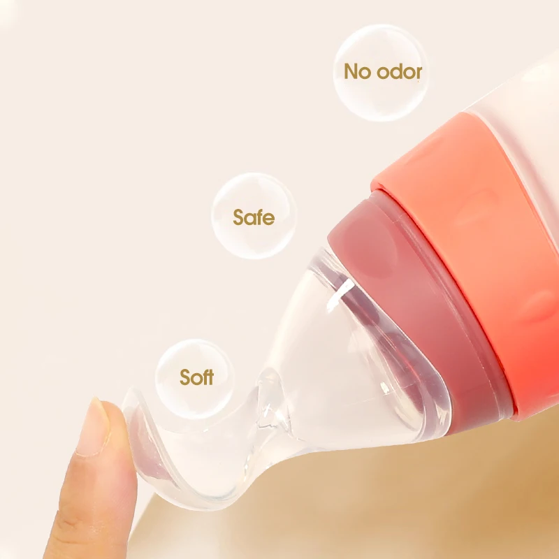 Cucchiaio Autoalimentante In Silicone Per Bambini, A Spremuta, Età 4-6 Anni