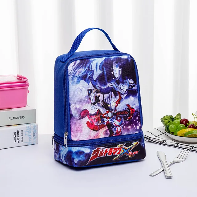 25Cm Cartoon Anime My Melody Kitty Little Twin Stars Oxford Cloth Zipper  Double Layer Portable Lunch Box Storage Bag Bento Bag| | - AliExpress