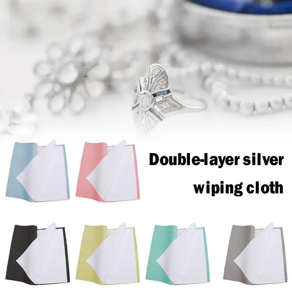 

Double Layer Polishing Silver Wiping Cloth Jewelry Cleaning Polishing Cloth Jewelry Care Jewelry Cleaning Polishing Cloth
