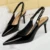 Shoes Metal Chain Women Pumps Patent Leather New Women 7 Cm 9.5 Cm Heels Women Summer Stilettos Sandals High Heels