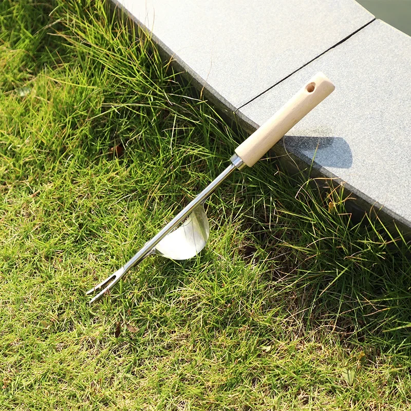 Weed Puller Tool Stainless Steel Seedling Puller Weed Remover Durable Garden Lawn Outdoor Yard Grass Root Puller Tools Planting Elements