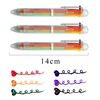 1/3/5 PCS Colorful Ballpoint Pen 6 Color In1 Pen Multicolor Stationery New Arrival School Office Teacher Nurse Gift Boy Girl ZYF 6