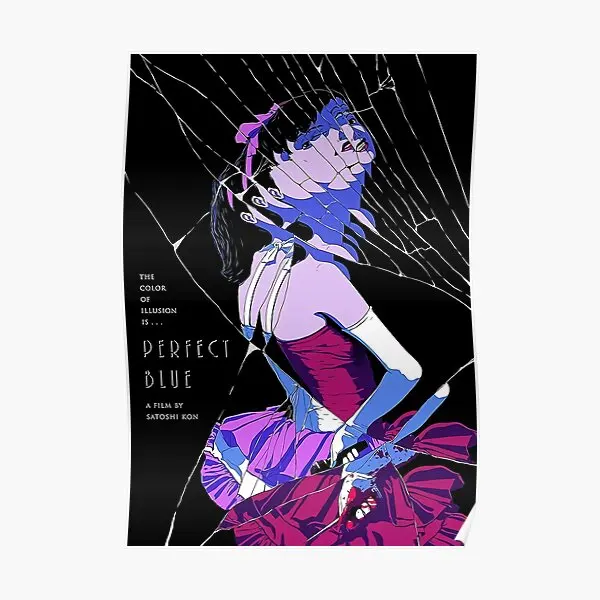 

Japanese Movie Perfect Blue 1997 Poster Decoration Art Modern Mural Wall Vintage Home Room Painting Print Decor Picture No Frame