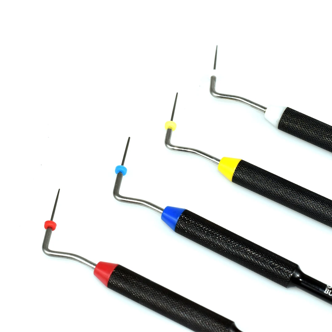 Dental Sybronendo Endo Buchanan Hand Plugger Niti Tip Fill Obturation Endodontics Instruments Gutta Cutter Yellow Blue Red 2