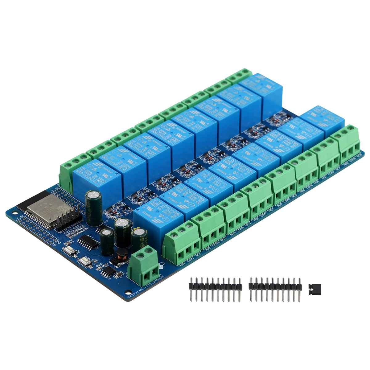 16 Channel Relay Module DC5-12V Power Supply ESP32 Development Board ESP32-WROOM Secondary Development Module DY