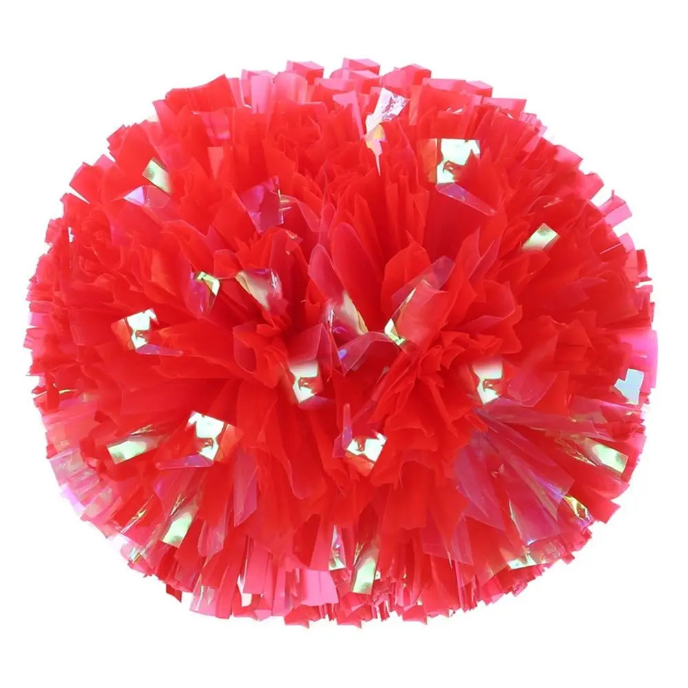 Cheerleading Pom Poms 1PC 25cm Game Pompoms Cheap Cheerleading Cheering Colorful Flower Ball Dance Sports Match Vocal Concert Decorator