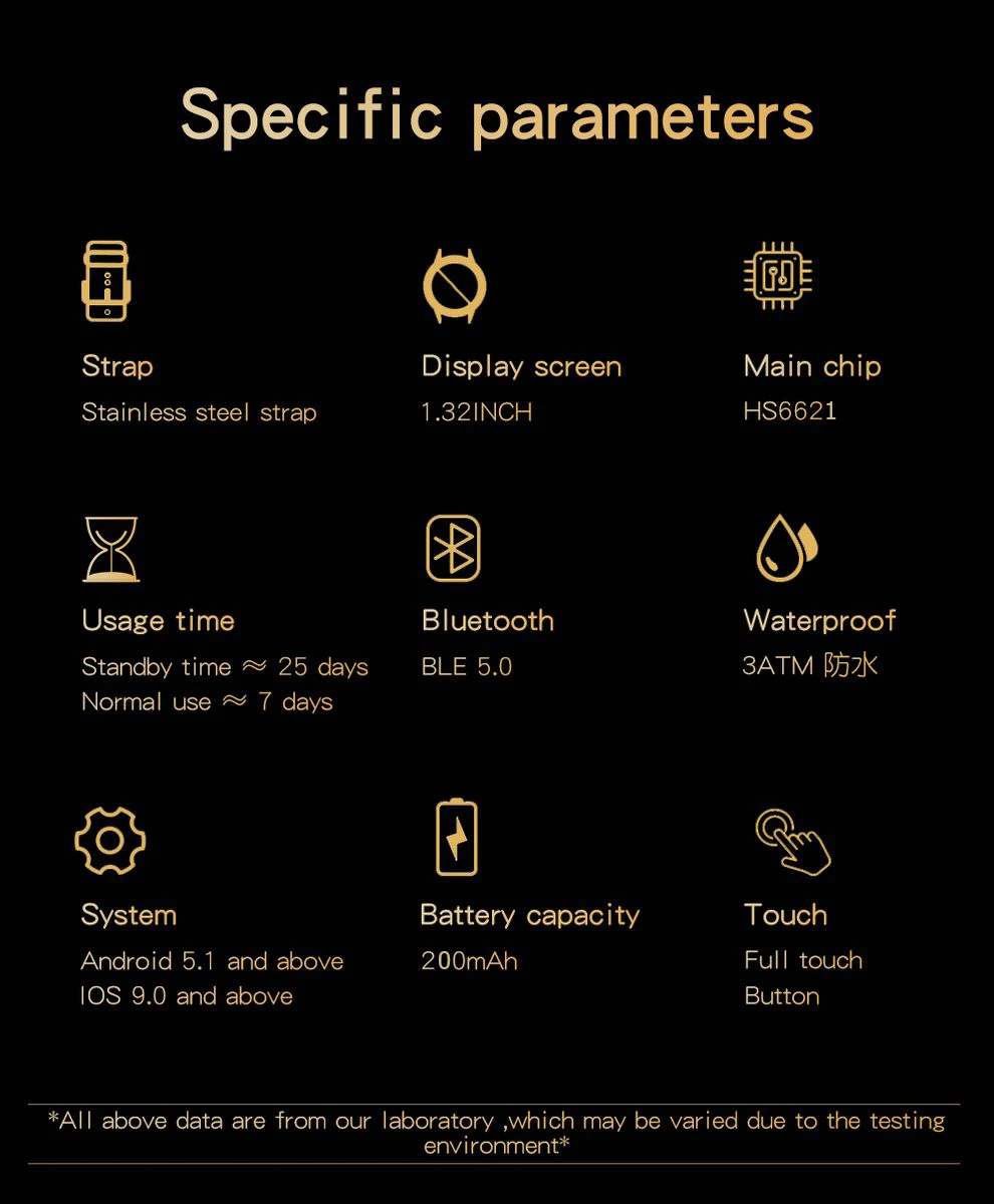 2022 New Smart Green Watch for Men Business Fashion Movement Heart Rate Fitness IP68 Smart Bracelet for Xiaomi Phone Android IOS