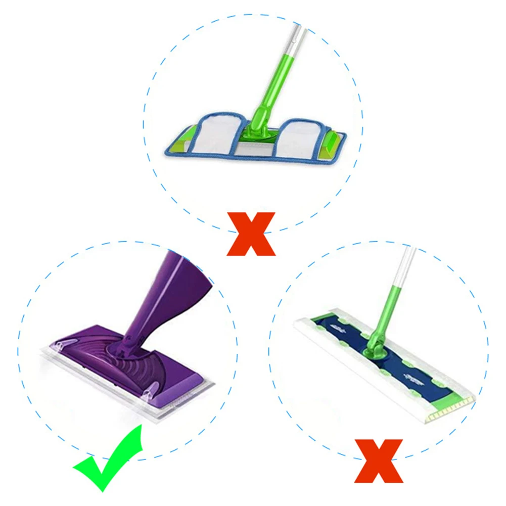 

Laminate Microfiber Cloth Mop Washable Reusable Sweeping Tools 28.5*15cm Cleaning For Wet&Dry For Swiffer Wet Je