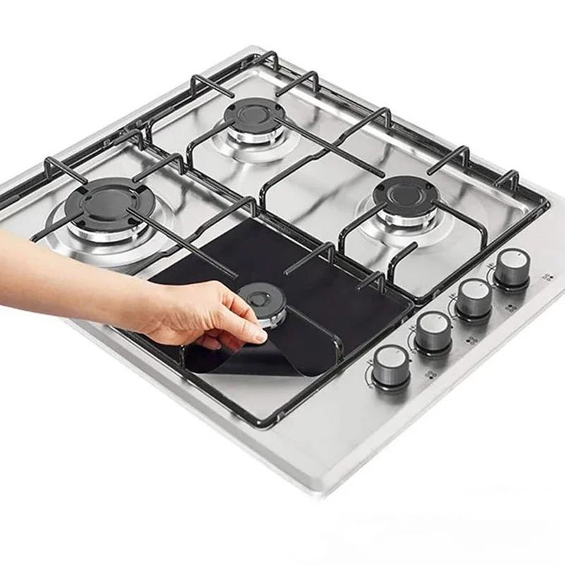 2/4/8pcs 27x27cm Gas Stove Protectors Cooker Kitchen Burner Covers gas stove protector gas burner cap