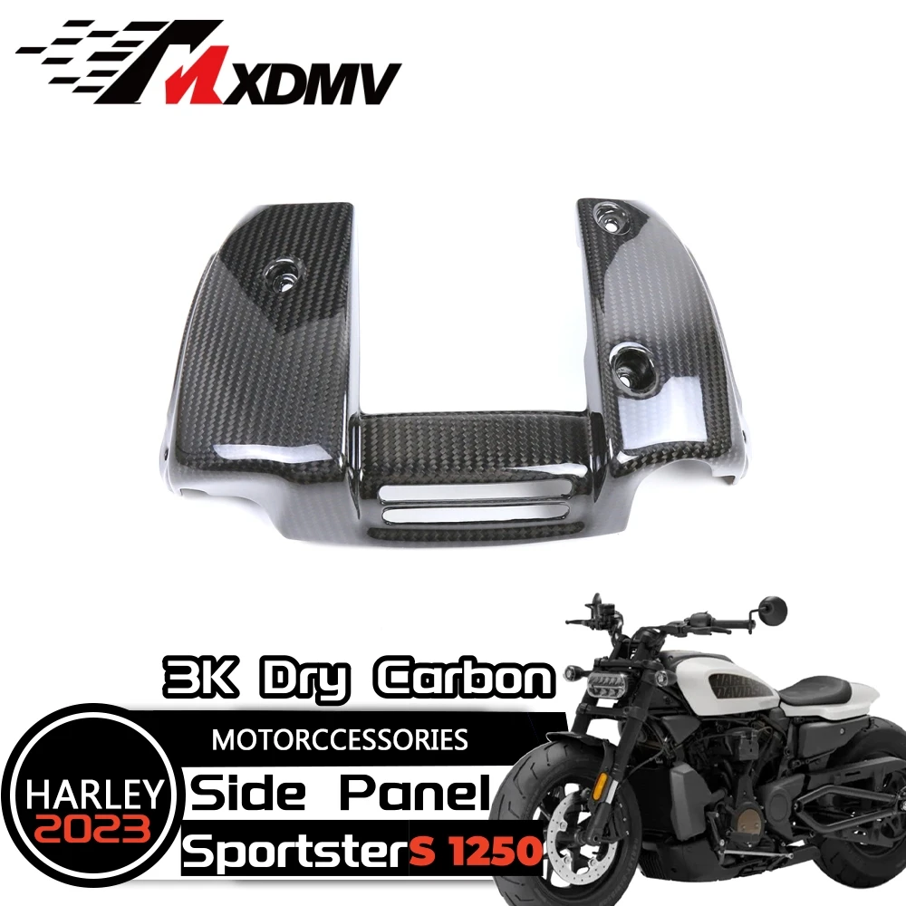 

For Harley Sportster S 1250 RH 1250S 100% Carbon Fiber Motorcycle Belly Pan Lower Side Fairings Kit Modification Kit 2021 - 2023