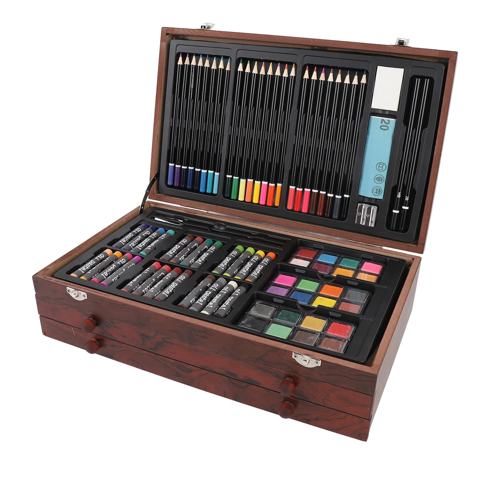 142PCS Wooden Art Set 3