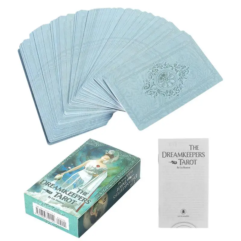 

12*7 см карты Таро для хранения снов, 78 карт, настольные игры, таинственные гадания, колода семейных искусственных игр, винтажные цветные карты