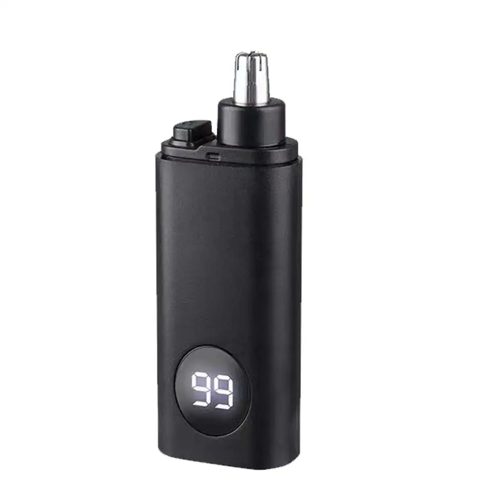 전기 무통 코털 듀얼 엣지 블레이드, 전문 코 트리머, USB 충전, 얼굴 관리용 세척 가능, Q1o9