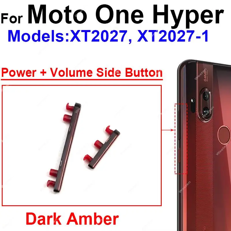 Bouton Power/volume Pour Motorola Moto One Action XT2013 - Neuf - Remplacement Réparation