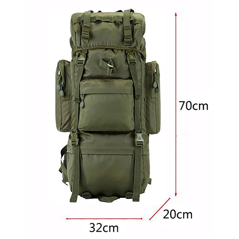 70 Liters Large Tactical Backpack Men Hunting Climbing 1000D Oxford Outdoor Backpacks  Man Waterproof Fishing Travel Military Bag - AliExpress