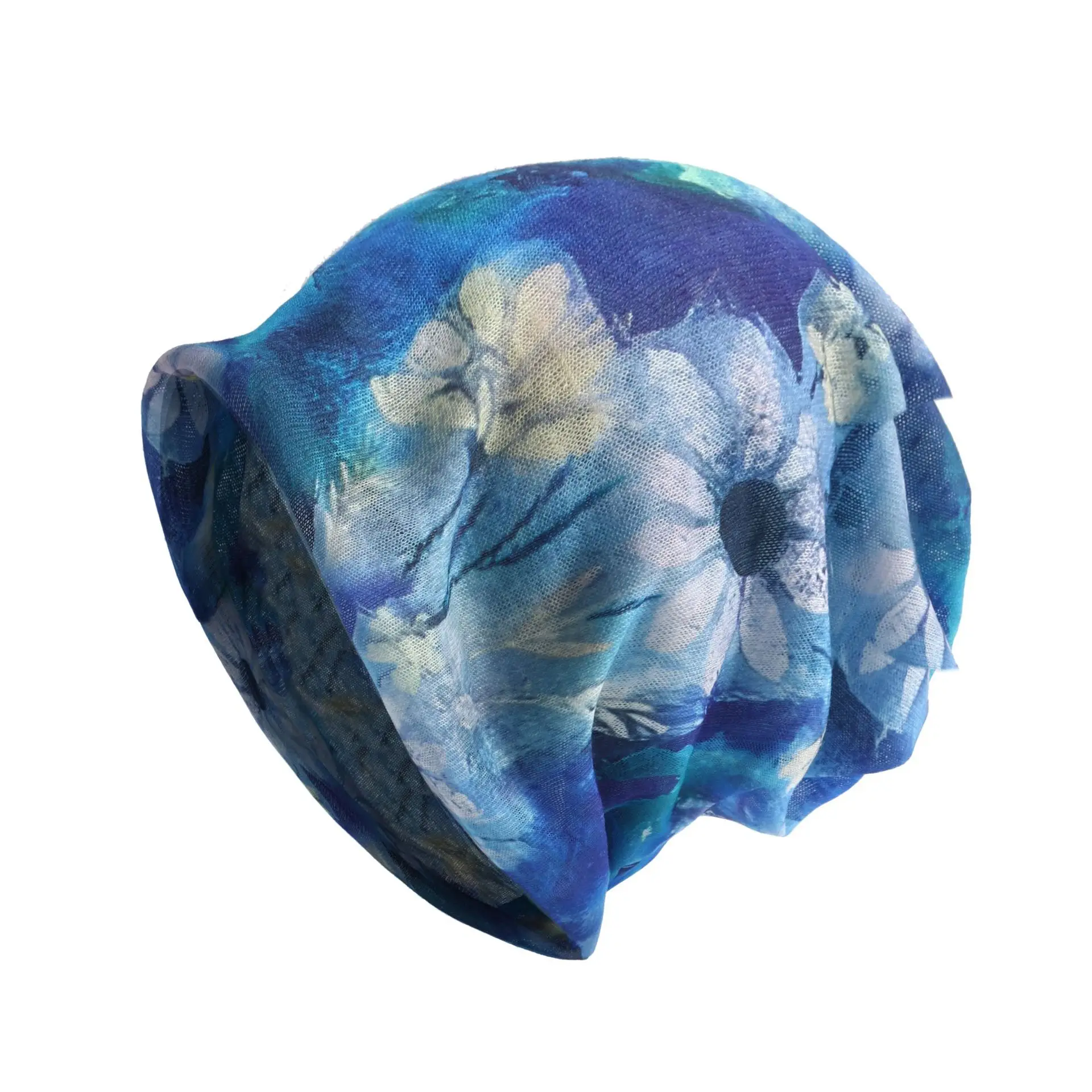 Turban-Mütze, Beanie für Damen und Herren, Unisex, gestrickt, kältebeständig, hält warm, winddicht, Baggy-Mütze, Frühling, Herbst, Winter, lässig, Outdoor – Detail 3