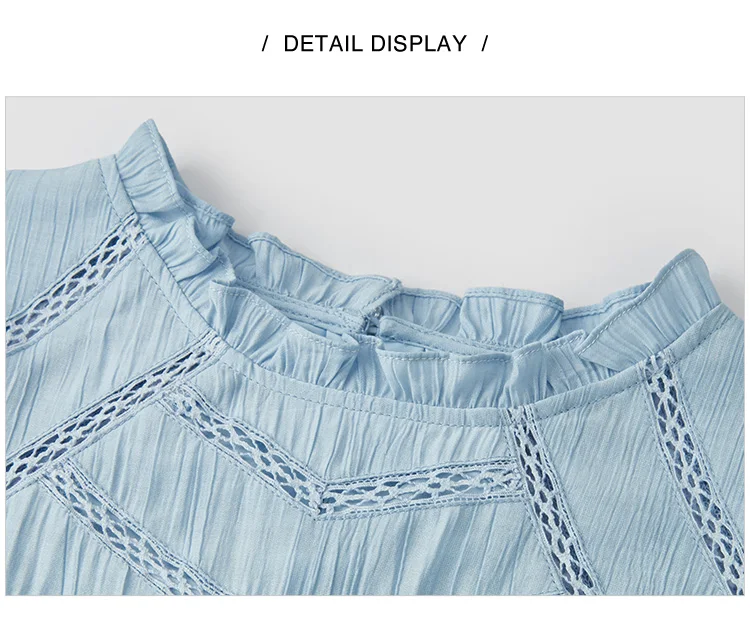 Vestido de mujer con volantes suaves, mangas cortas con vuelo, minifalda texturizada, vestido de verano nuevo con aberturas.